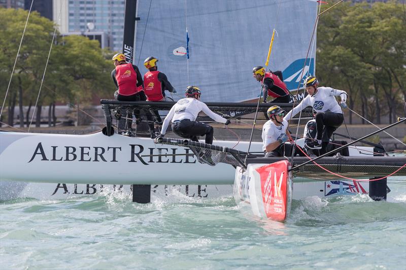 WMRT Chicago Match Cup final day photo copyright Ian Roman / WMRT taken at Chicago Yacht Club and featuring the Match Racing class