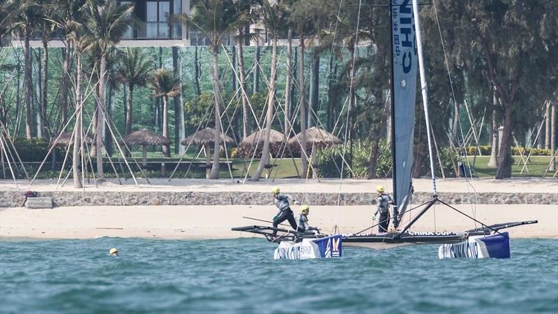 World Match Racing Tour Shenzhen Match Cup day 1 photo copyright Ian Roman / WMRT taken at  and featuring the Match Racing class