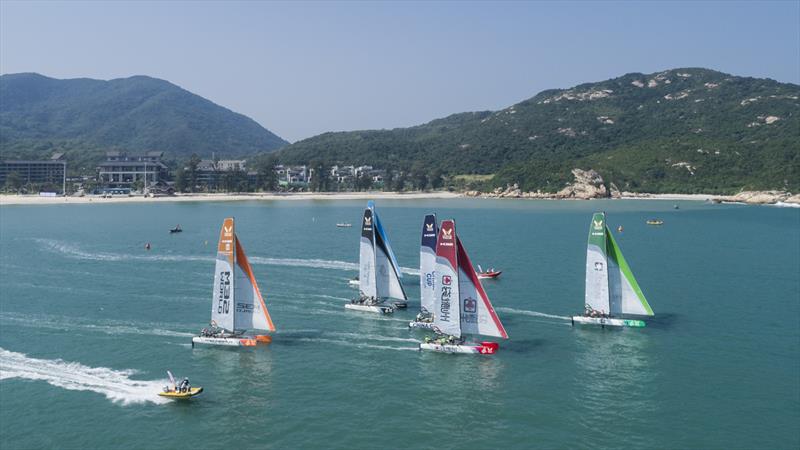 World Match Racing Tour Shenzhen Match Cup day 2 photo copyright Ian Roman / WMRT taken at  and featuring the Match Racing class