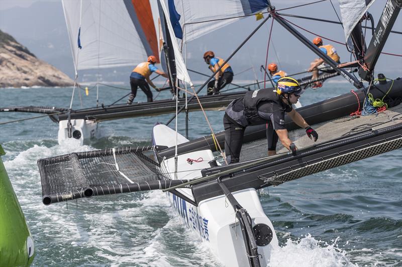 World Match Racing Tour Shenzhen Match Cup day 3 photo copyright Ian Roman / WMRT taken at  and featuring the Match Racing class