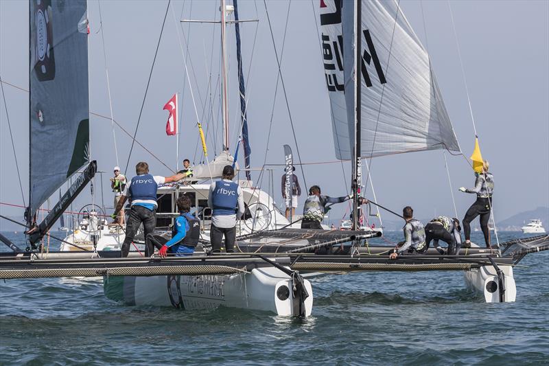 World Match Racing Tour Shenzhen Match Cup day 4 photo copyright Ian Roman / WMRT taken at  and featuring the Match Racing class