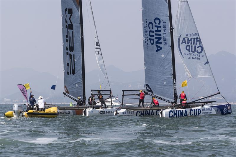 World Match Racing Tour Shenzhen Match Cup day 6 photo copyright Ian Roman / WMRT taken at  and featuring the Match Racing class