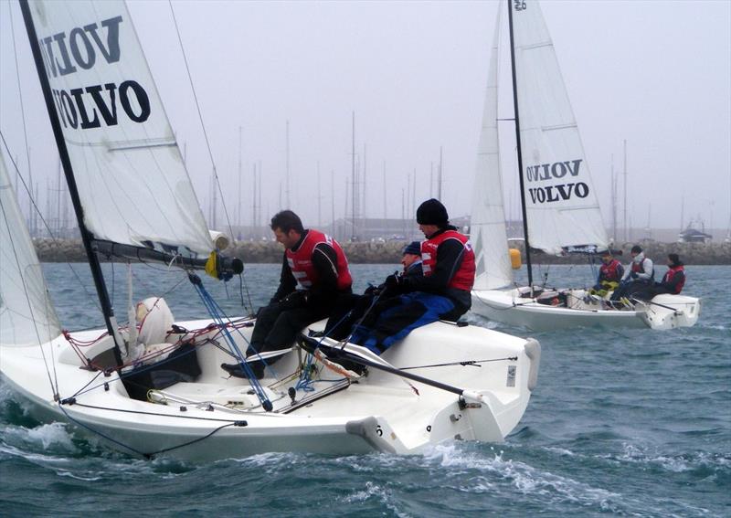 Winter Match Racing Series Round 1 at the WPNSA photo copyright RYA taken at Weymouth & Portland Sailing Academy and featuring the Match Racing class