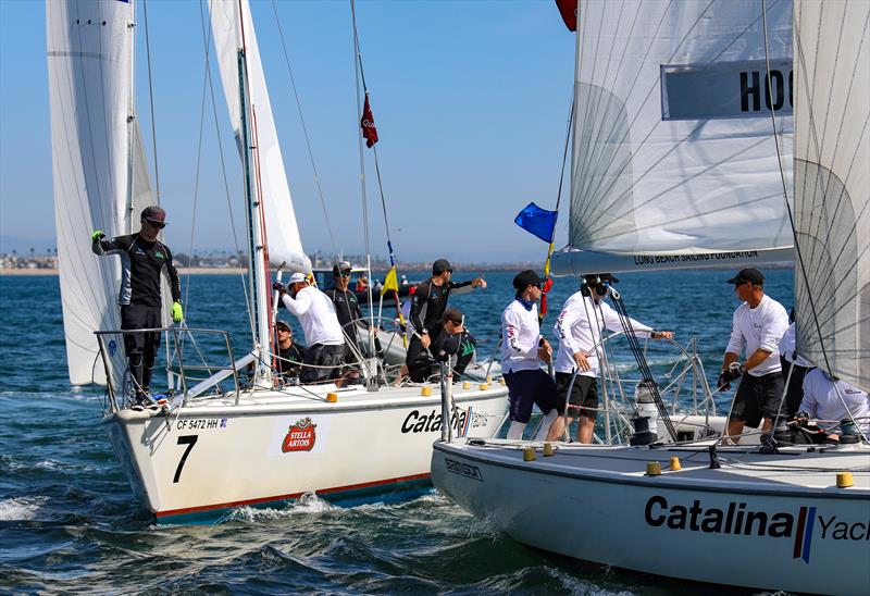 Long Beach Yacht Club Ficker Cup day 3 photo copyright Bronny Daniels / Joysailing taken at Long Beach Yacht Club and featuring the Match Racing class