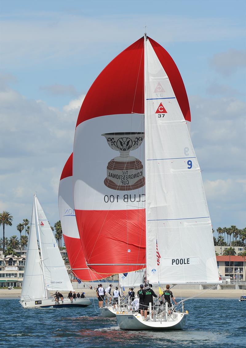 55th LBYC Congressional Cup day 2 photo copyright Doug Gifford taken at Long Beach Yacht Club and featuring the Match Racing class