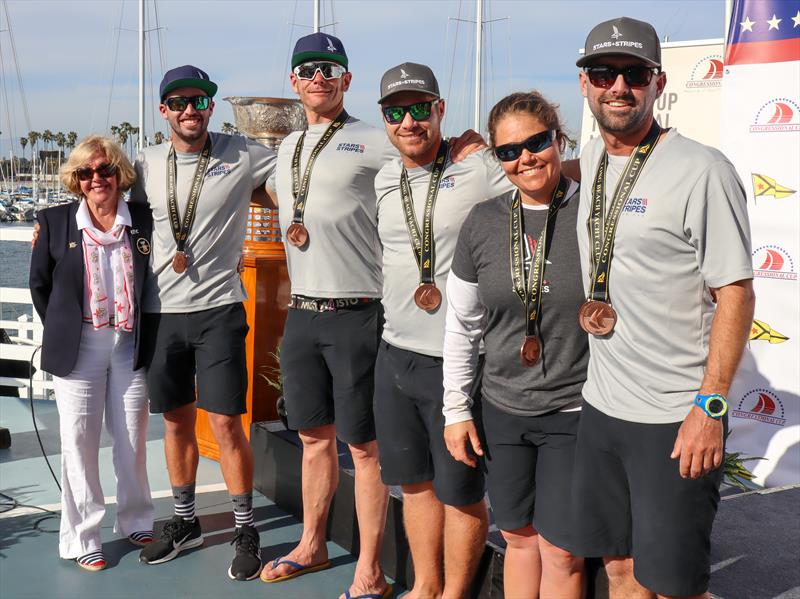 55th LBYC Congressional Cup final day photo copyright Bronny Daniels taken at Long Beach Yacht Club and featuring the Match Racing class