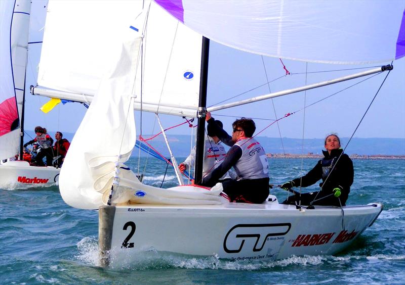 Student Match Racing Championship 2019 photo copyright Nigel Vick taken at Weymouth & Portland Sailing Academy and featuring the Match Racing class