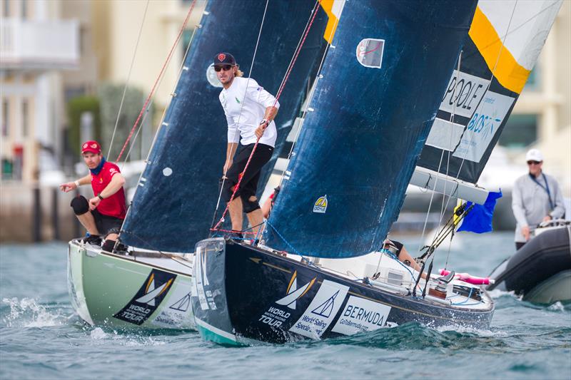 70th Bermuda Gold Cup and 2020 Open Match Racing Worlds day 2 photo copyright Ian Roman / www.ianroman.com taken at Royal Bermuda Yacht Club and featuring the Match Racing class