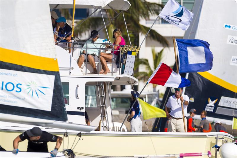 70th Bermuda Gold Cup and 2020 Open Match Racing Worlds day 2 photo copyright Ian Roman / www.ianroman.com taken at Royal Bermuda Yacht Club and featuring the Match Racing class