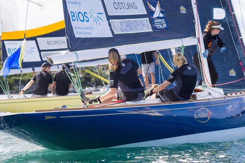 70th Bermuda Gold Cup and 2020 Open Match Racing Worlds day 3 photo copyright Ian Roman / www.ianroman.com taken at Royal Bermuda Yacht Club and featuring the Match Racing class