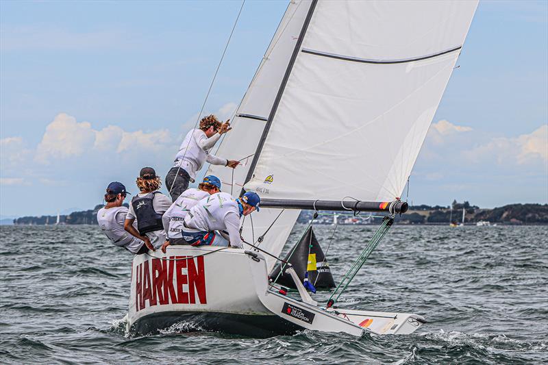 HARKEN Youth International Match Racing Cup: Jordan Stevenson photo copyright Andrew Delves / RNZYS taken at Royal New Zealand Yacht Squadron and featuring the Match Racing class