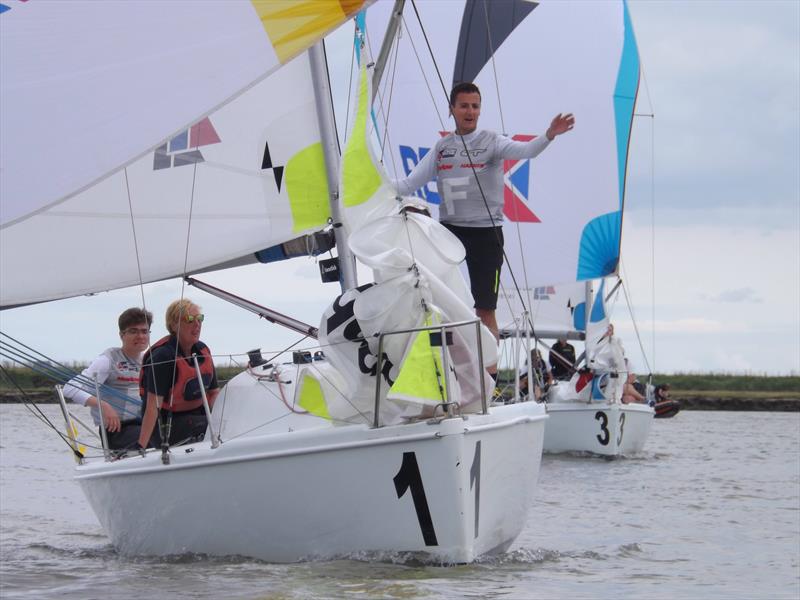 RYA National Match Racing Championship Series 2021 Qualifier at Burnjam photo copyright Nigel Vick taken at Royal Corinthian Yacht Club, Burnham and featuring the Match Racing class