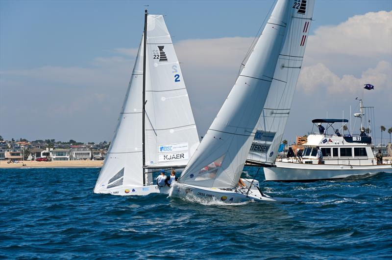 Emil Kjaer (DEN, Royal Danish Yacht Club) and Jeffrey Petersen (USA, Balboa Yacht Club) on the final day of the Governor's Cup 2021 - photo © Tom Walker