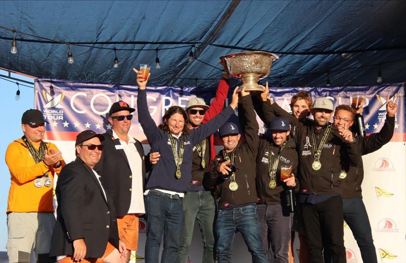 Team Stars Stripes win the 56th Congressional Cup photo copyright Bronny Daniels taken at Long Beach Yacht Club and featuring the Match Racing class