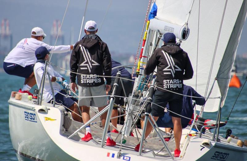 Team Stars Stripes win the 56th Congressional Cup photo copyright Bronny Daniels taken at Long Beach Yacht Club and featuring the Match Racing class