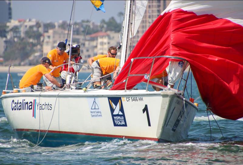 56th Congressional Cup final day photo copyright Bronny Daniels taken at Long Beach Yacht Club and featuring the Match Racing class