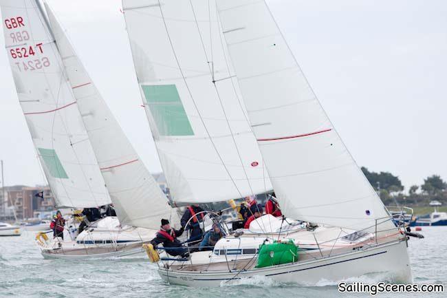 Commodores' Challenge match racing in Poole photo copyright David Harding / www.sailingscenes.co.uk taken at  and featuring the Match Racing class