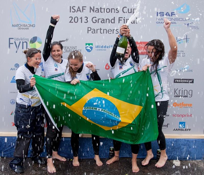 Brazil win the women's ISAF Nations Cup 2013 photo copyright ISAF Nations Cup 2013 taken at  and featuring the Match Racing class