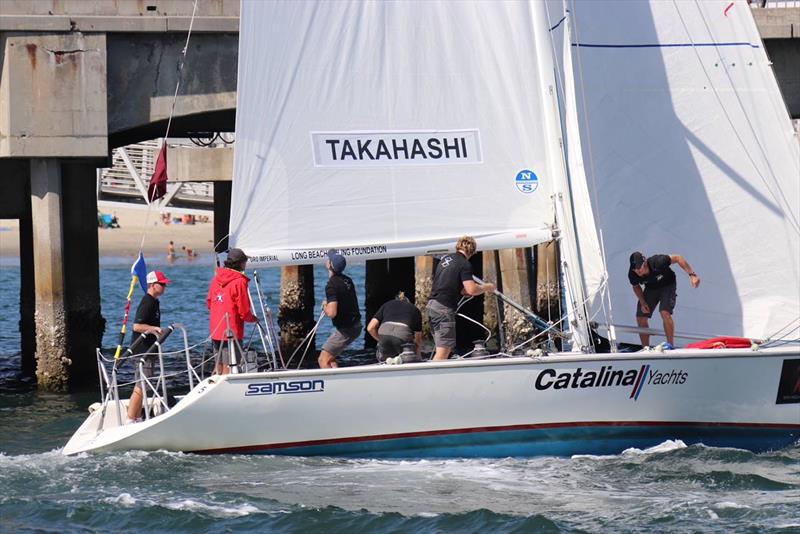 Leonard Takahashi (NZL) - Ficker Cup - Day 2, Long Brach Yacht Club, April 14, 2018 - photo © Long Beach Yacht Club