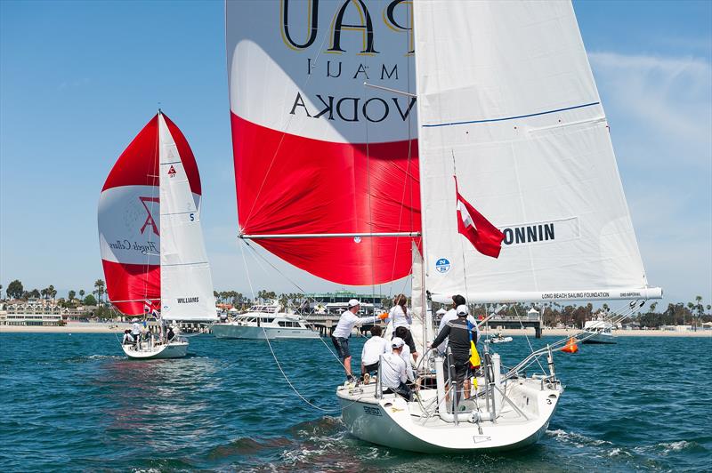 Congressional Cup - Day 1 - Long Beach Yacht Club - April 18, 2018 photo copyright Doug Gifford taken at Long Beach Yacht Club and featuring the Match Racing class