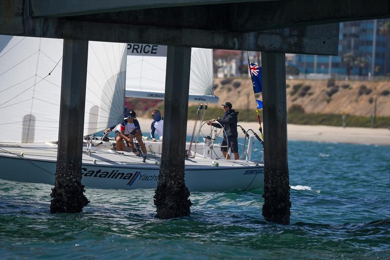 Harry Price (AUS) - Congressional Cup - Day 1 - Long Beach Yacht Club - April 18, 2018 photo copyright Sharon Green / ULTIMATE SAILING taken at Long Beach Yacht Club and featuring the Match Racing class
