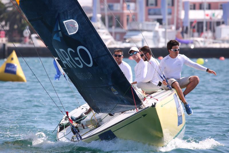 Italy's Ettore Botticini is first-time participants at the Argo Group Gold Cup who qualified for the quarterfinals photo copyright Charles Anderson / RBYC taken at Royal Bermuda Yacht Club and featuring the Match Racing class