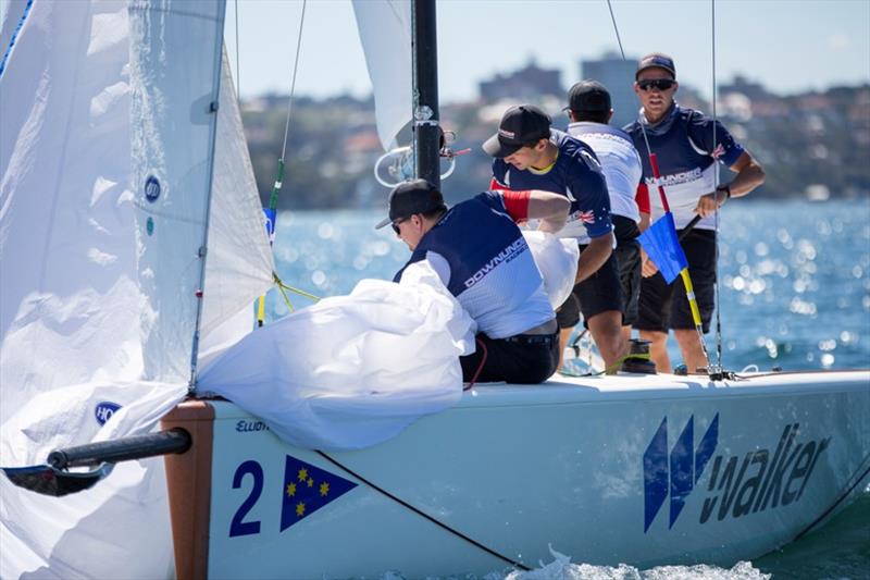 Day 1 - 2018 Australian Match Racing National Championship at CYCA photo copyright Hamish Hardy (CYCA Media Team) taken at Cruising Yacht Club of Australia and featuring the Match Racing class