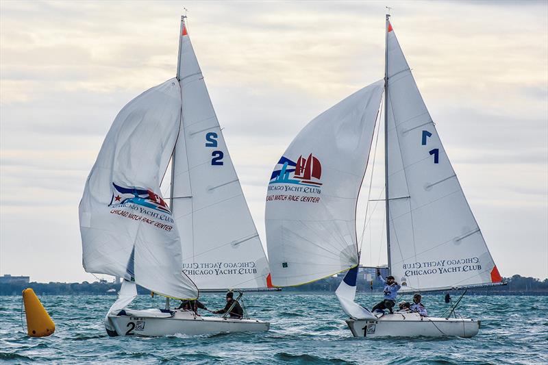 2018 U.S. Match Racing Championship photo copyright Sara Proctor taken at Chicago Yacht Club and featuring the Match Racing class