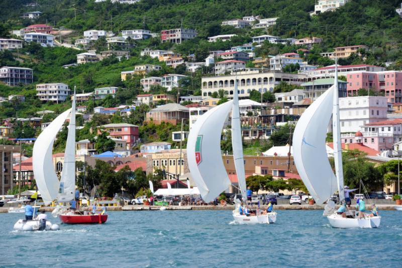 2018 WIM Series Finale at Carlos Aguilar Match Race - Day 2 photo copyright Dean Barnes taken at St. Thomas Yacht Club and featuring the Match Racing class
