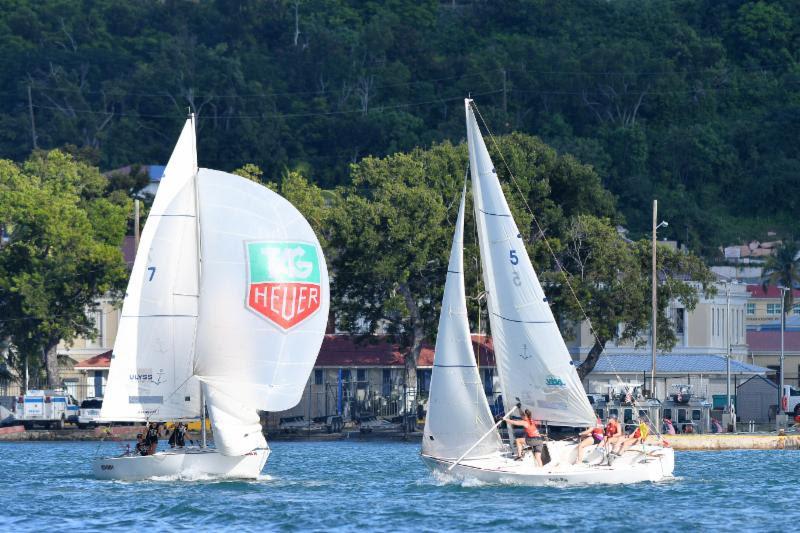 2018 WIM Series Finale at Carlos Aguilar Match Race - Final Day photo copyright Dean Barnes taken at St. Thomas Yacht Club and featuring the Match Racing class