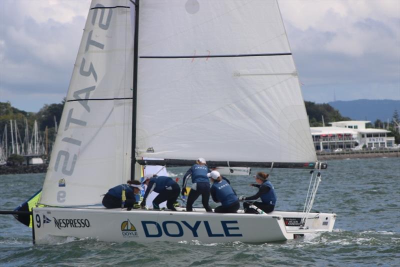 RPAYC Girls Team - NZ Women's Match Racing Championship photo copyright Andrew Delves taken at Royal New Zealand Yacht Squadron and featuring the Match Racing class