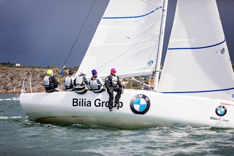 Marie Björling Duell and her team secured a spot in the World Championship photo copyright Lisa Barryd taken at Royal Gothenburg Yacht Club and featuring the Match Racing class