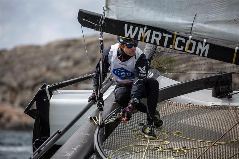 Ian Williams, GBR (GAC Pindar) on day 3 of the World Match Racing Tour Championship Final at Marstrand - photo © Patrick Malmer