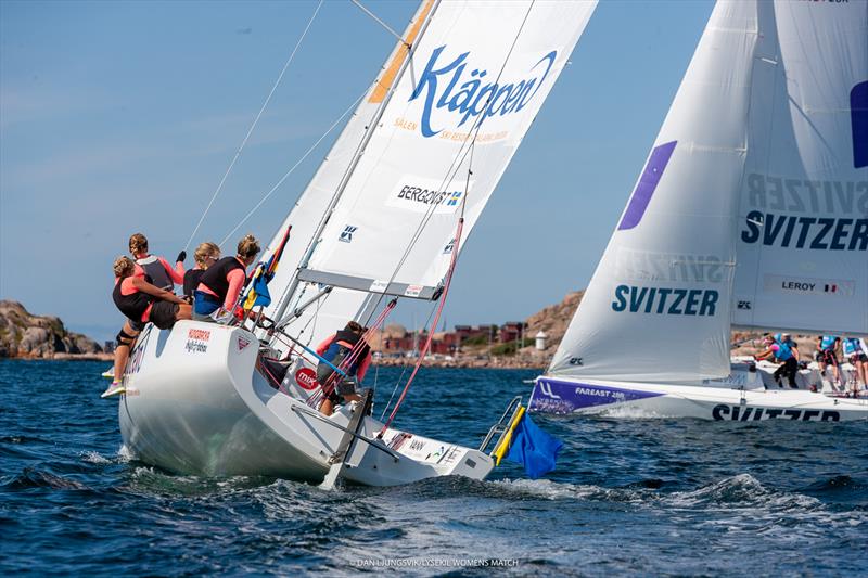 Day 4 - Lysekil Women's Match 2019 photo copyright Dan Ljungsvik / LWM taken at  and featuring the Match Racing class