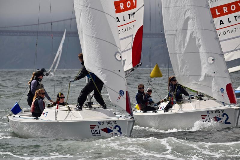 Competitors at the 2019 U.S. Women's Match Racing Championship hope that the racing will be as close as last year on San Franciscso Bay photo copyright Amanda Witherell taken at Bayview Yacht Club and featuring the Match Racing class