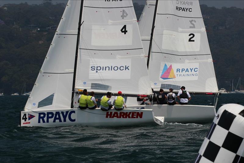 2019 Harken International Youth Match Racing Championship  photo copyright Katie Pellew taken at Royal Prince Alfred Yacht Club and featuring the Match Racing class