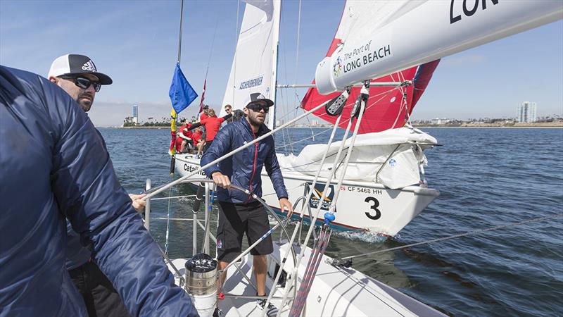 Stars   Stripes Helmsman Taylor Canfield (USA) - World Match Racing Tour, Congressional Cup - photo © Ian Roman