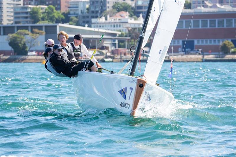 Matt Whitfield (GBR) was able to secure his spot in the semi final with three straight wins on Day 3 of racing photo copyright CYCA / Hamish Hardy taken at Cruising Yacht Club of Australia and featuring the Match Racing class