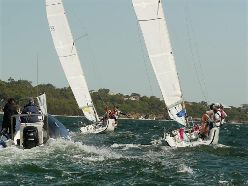 Match racing at the JESS Match Cup - photo © Tom Hodge