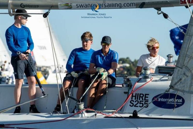 2020 Warren Jones International Youth Regatta day 1 photo copyright Drew Malcolm taken at Royal Perth Yacht Club and featuring the Match Racing class