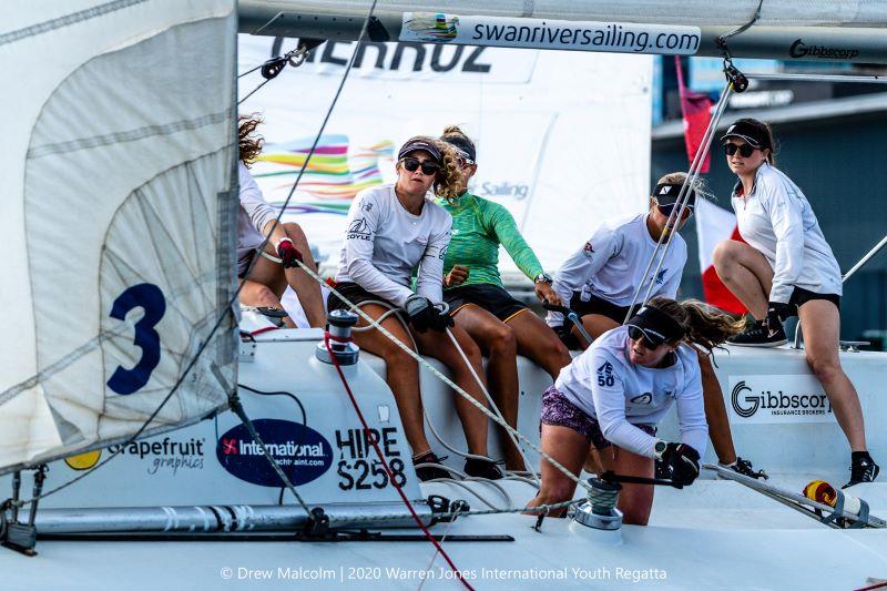 2020 Warren Jones International Youth Regatta - Day 3 photo copyright Drew Malcolm taken at Royal Perth Yacht Club and featuring the Match Racing class