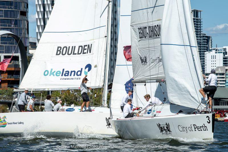 Final day - 2020 Warren Jones International Youth Regatta photo copyright Drew Malcolm taken at Royal Perth Yacht Club and featuring the Match Racing class