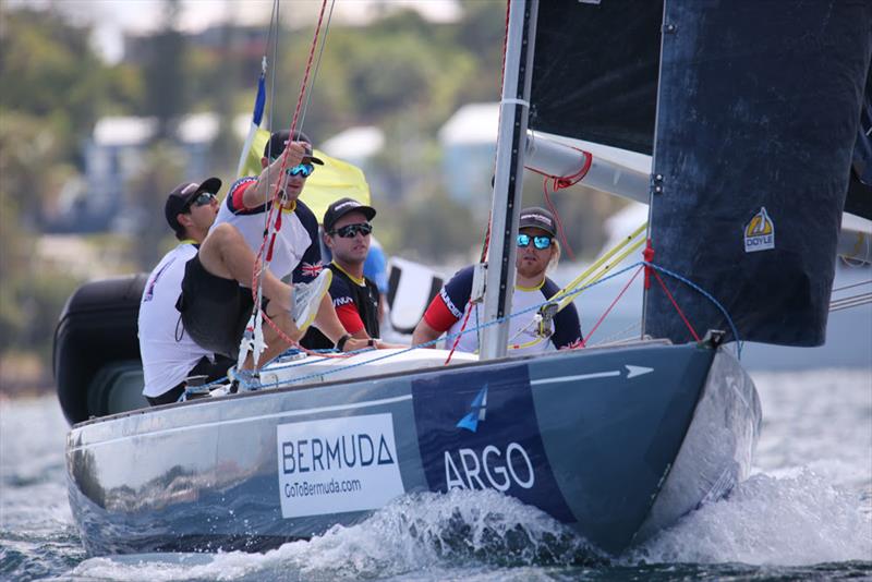 Australian skipper Harry Price (center) and his Down Under Racing Team is one of three dynamite crews under the age of 25 lined up for the 70th King Edward VII Gold Cup photo copyright Charles Anderson taken at Royal Bermuda Yacht Club and featuring the Match Racing class