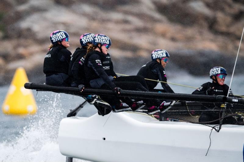 Anna Östling and crew competing at GKSS Match Cup Sweden 2019 photo copyright Patrick Malmer/ patrick@rubrik.se taken at  and featuring the Match Racing class
