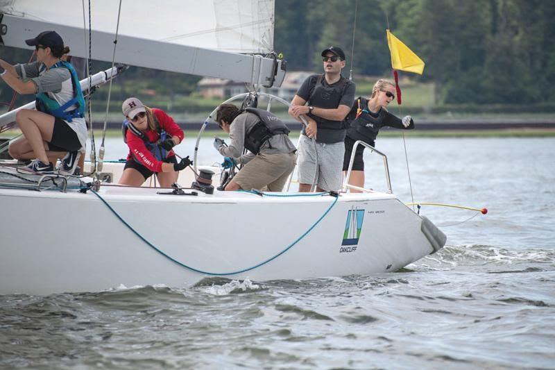 Webster cinches win at June Grade 5 photo copyright Oakcliff Sailing taken at Oakcliff Sailing Center and featuring the Match Racing class