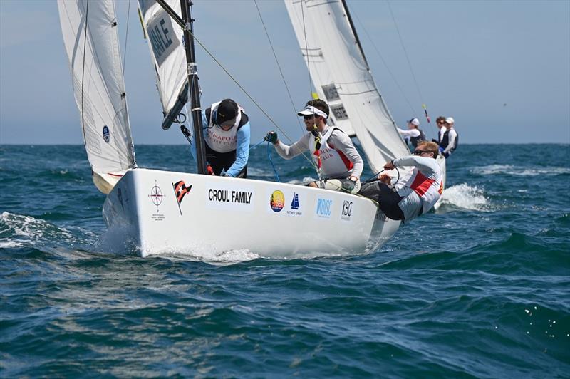 Porter Kavle (USA, Annapolis YC) sailing against Marius Westerlind (SWE, Royal Gothenburg YC) - 54th Governor's Cup photo copyright Tom Walker taken at Balboa Yacht Club and featuring the Match Racing class