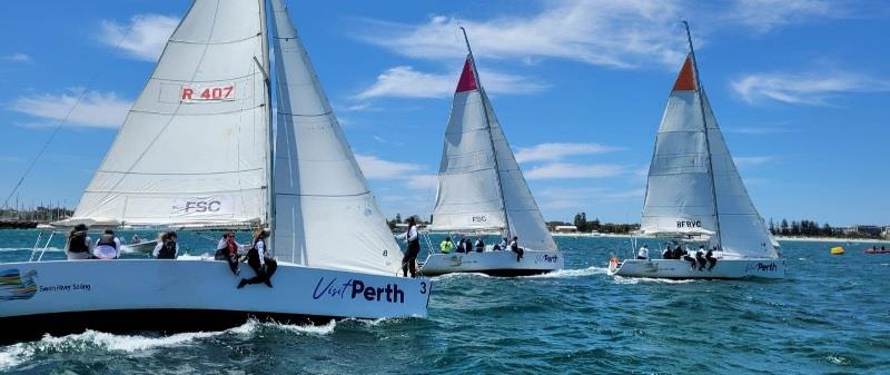 Womens State Keelboat Championships photo copyright Swan River Sailing taken at Fremantle Sailing Club and featuring the Match Racing class