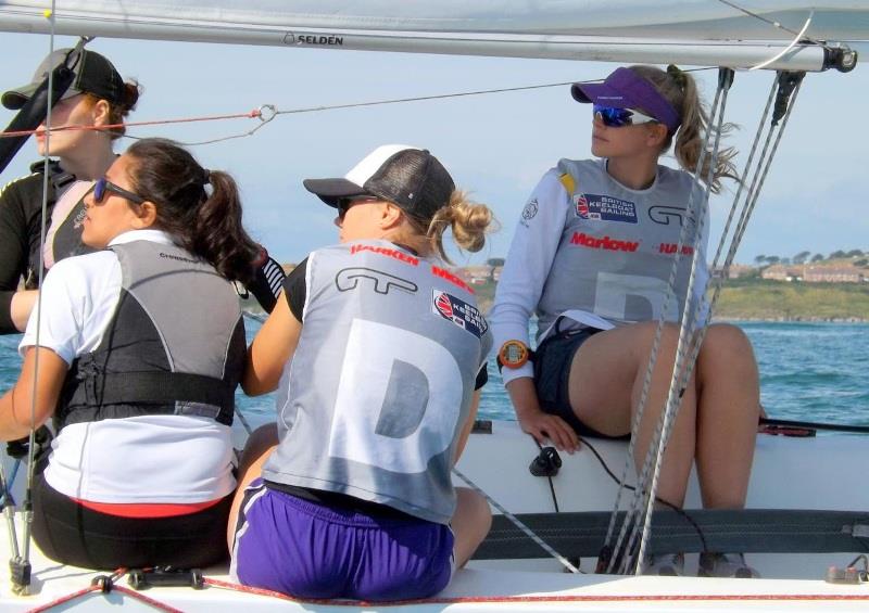 Ellie Cumpsty's winning team photo copyright Nigel Vick taken at Weymouth & Portland Sailing Academy and featuring the Match Racing class