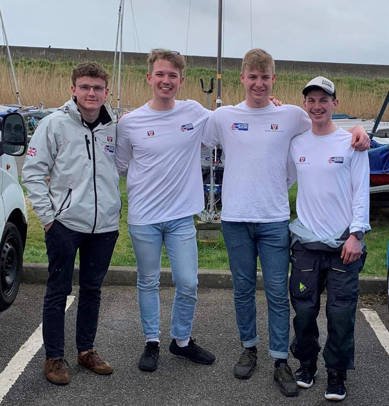 Winning team in the RYA Winter Match Racing Series Round 2 at Burnham photo copyright Hugh Ward taken at Royal Corinthian Yacht Club, Burnham and featuring the Match Racing class