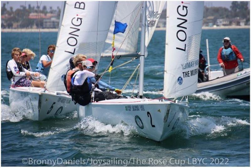 US Youth Match Racing Championship for the Rose Cup - Day 1 photo copyright Bronny Daniels / Joysailing taken at Long Beach Yacht Club and featuring the Match Racing class